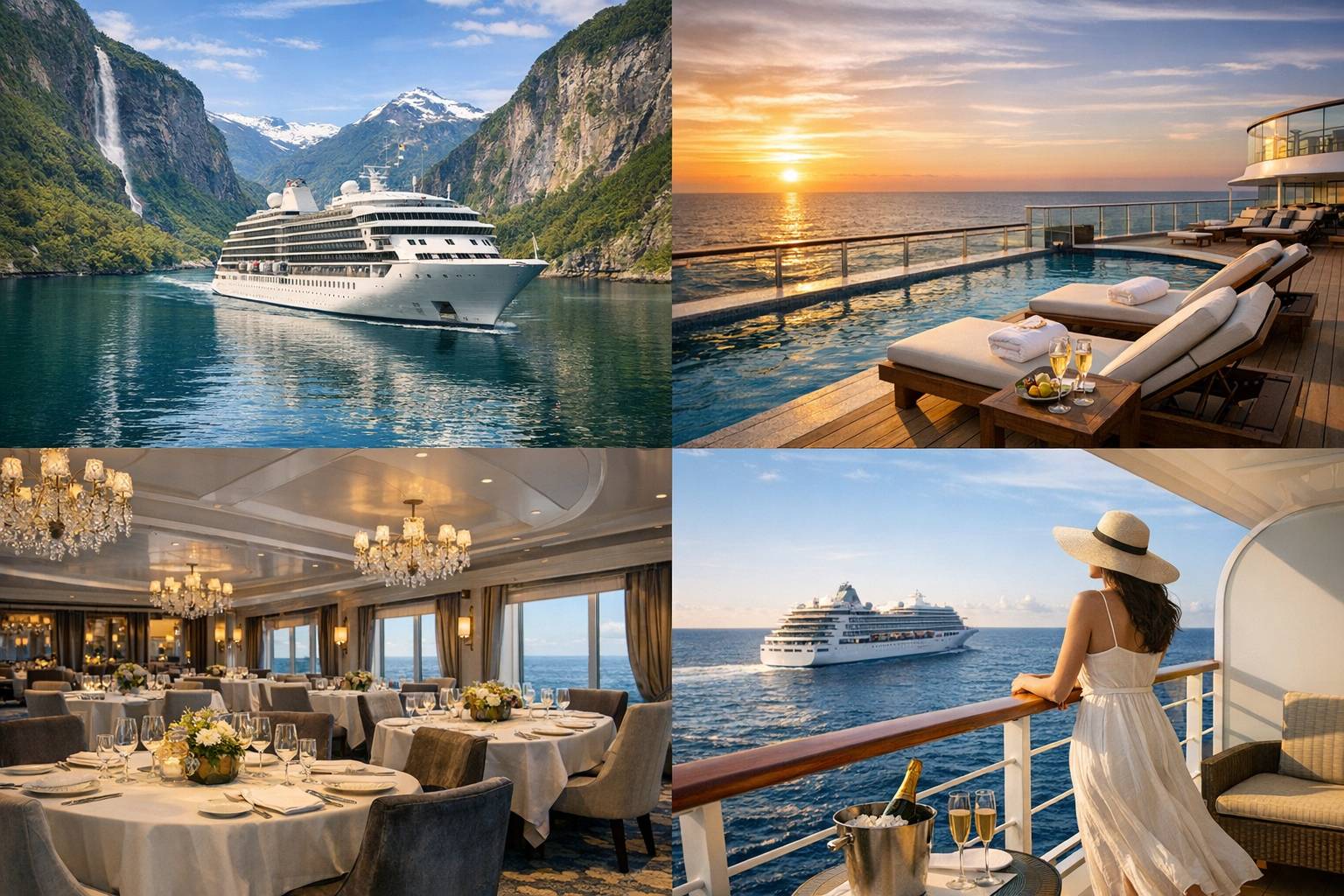 Las 4 mejores navieras de cruceros de lujo: comparativa para acertar al reservar