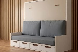Cama abatible con sofá integrado: pros y contras para crear un salón-dormitorio sin obras